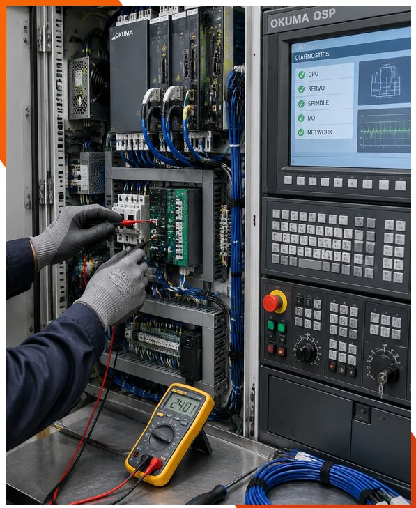 Ремонт систем ЧПУ Okuma OSP в Кисловодске